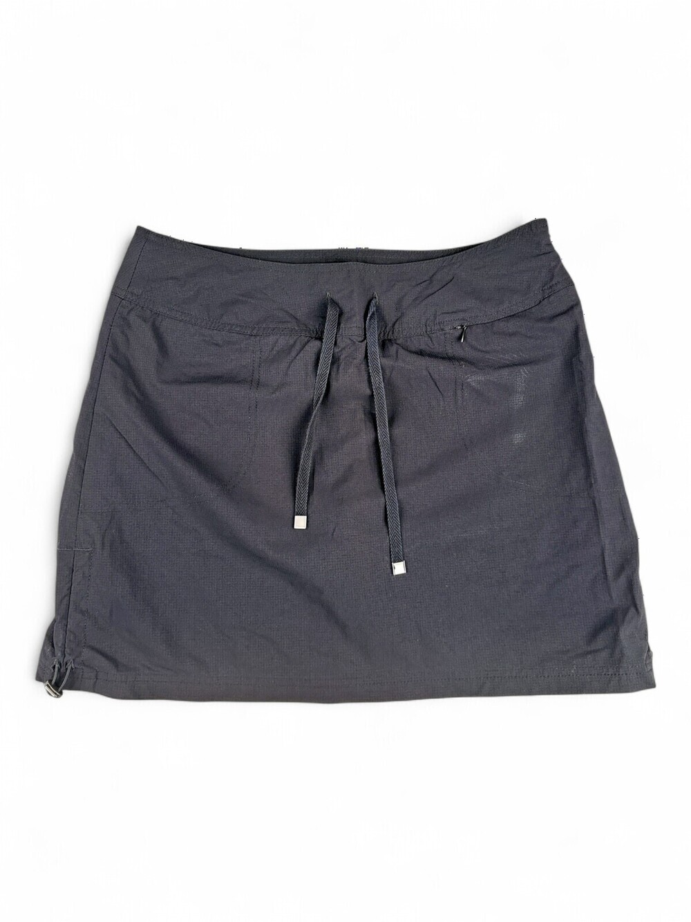 Te Verde Black Drawstring Active Mini Skirt Size M F8158SC106